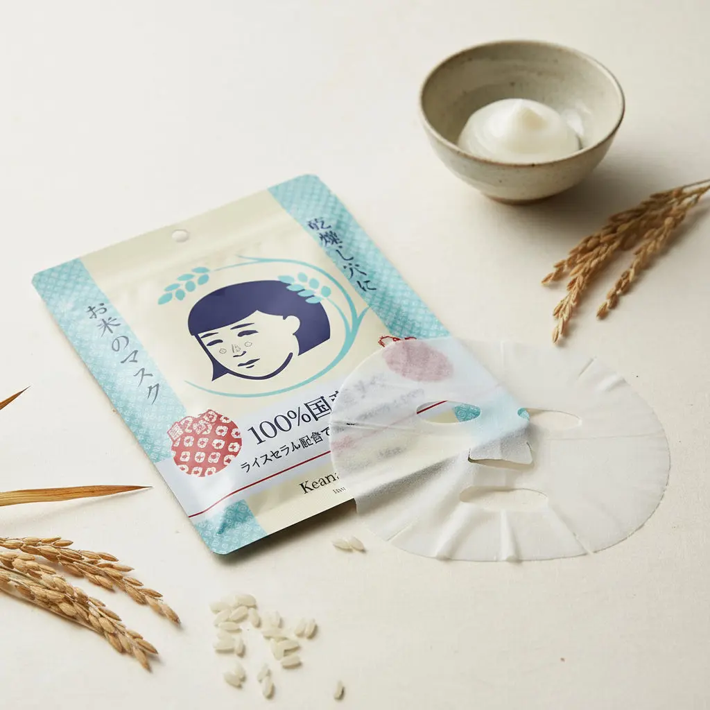 Ishizawa Lab. KEANA-NADESHIKO Rice Mask pleťová maska 10ks